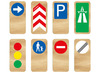 Autobaan - WaytoPlay - road blocks - set van 8
