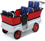 Turtle Kiddy Bus 6-Zitter