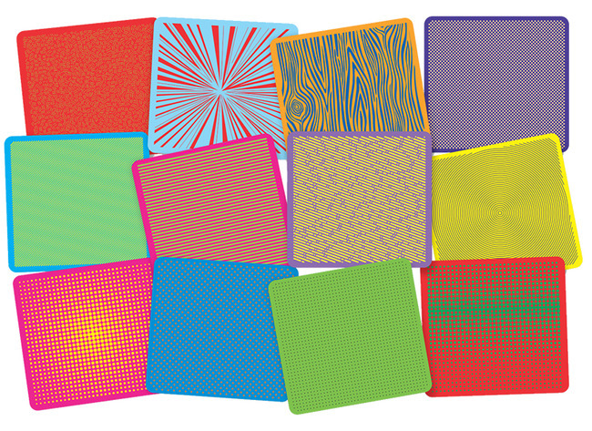 Krasplaten - Roylco Pop Art - 20 X 21,5 Cm - Set Van 12
