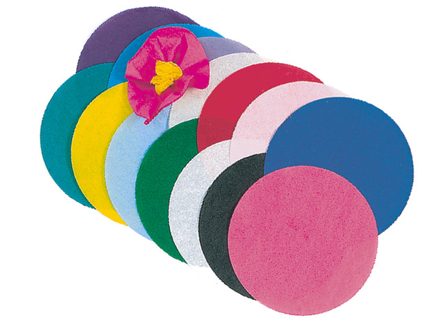 Knutselpapier - Zijdepapier - Roylco - Vouwbladen - Rond - 10 Cm Diameter - Set Van 500