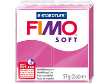 Boetseerklei - Staedtler Fimo Soft - boetseren - 57 g - framboos - per stuk
