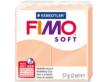 Boetseerklei - Staedtler Fimo Soft - boetseren - 57 g - perzik - per stuk