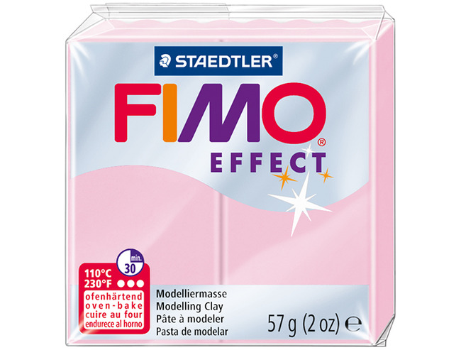 Boetseerklei - Staedtler Fimo Soft - Boetseren - 57 G - Lichtroze - Per Stuk