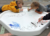 Tafel - speeltafel - actieve wereld - presenteerblad - Tuff Tray - wit - per stuk