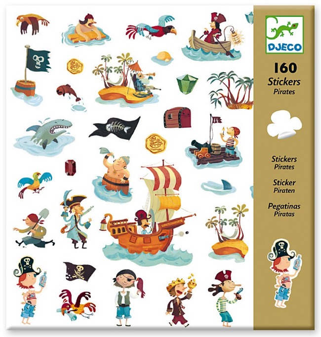 Stickers -piraten 160st
