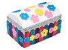 Stickers - bloemen - foam - glitter - set van 120 assorti