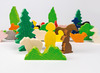 Figuren - Dusyma - boerderij - hout - set van 43