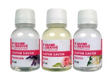 Zeepparfum - lavendel, roos, jasmijn - set van 3