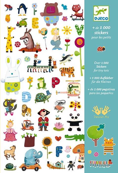 Stickers - Djeco - Voordeelpakket - Set Van 1000