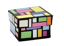 Karton - doosje - vierkant - klein - set/10