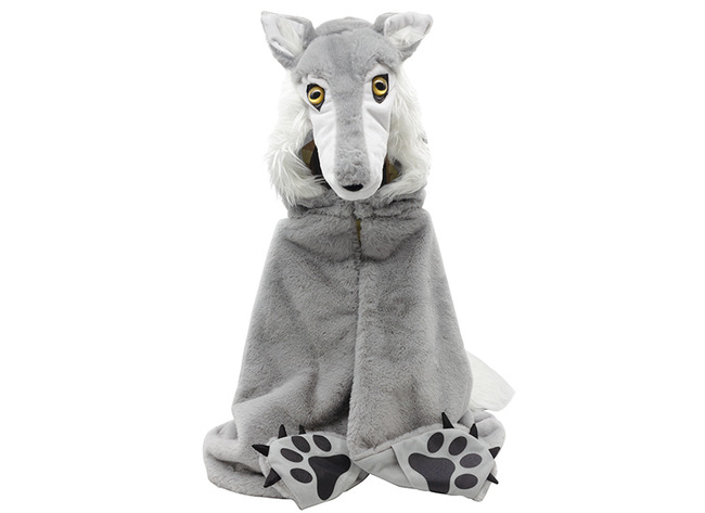 Verkleedkledij - Great Pretenders - Verkleedcapes - Wolf - Per Stuk