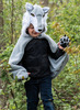 Verkleedkledij - Great pretenders - Verkleedcapes - Wolf - per stuk