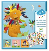 Stickerpret - landdieren