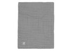 Deken - Jollein Wrinkled - 75 x 100 cm - inbakeren - storm grey - per stuk