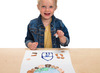Stickers - foam - handen en voeten - huidskleur - set van 200 assorti