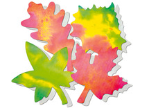 Crea-papier - kleurabsorberend - bladfiguren - set/80