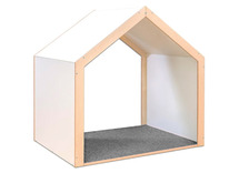 Speelhuis - Hout - Educasa - zijpaneel wit - per stuk