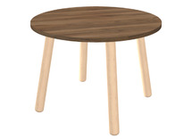 Tafel - bijzettafel - Ultra - 46 x 65 cm - dark walnut - per stuk