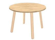 Tafel - bijzettafel - Ultra - 46 x 65 cm - natural oak - per stuk