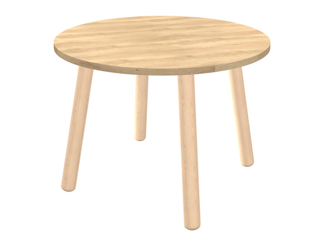 Tafel - Bijzettafel - Ultra - 46 X 65 Cm - Natural Oak - Per Stuk