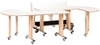 Hoogzit - J-Tafel Set Van 2 240/180X60X74 Cm