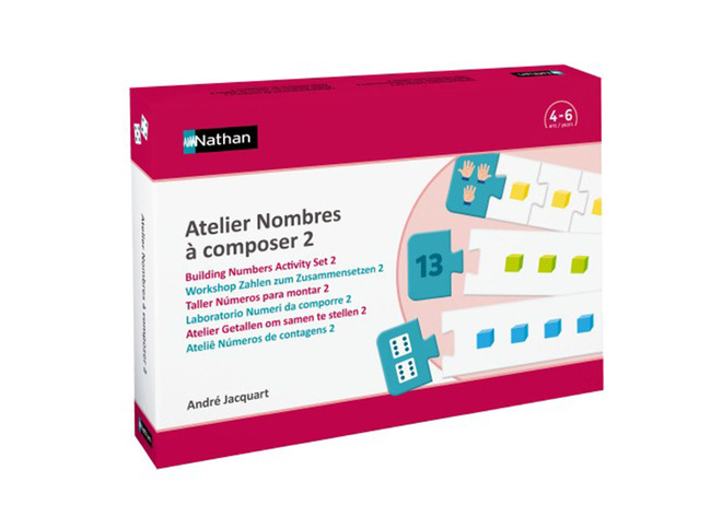 Spel - Telspel - Nathan Atelier Building Numbers Activity Set 2 - Getallen Samenstellen - Per Spel