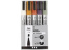 Stiften - krijtstiften - pastelkleuren - set van 5 assorti