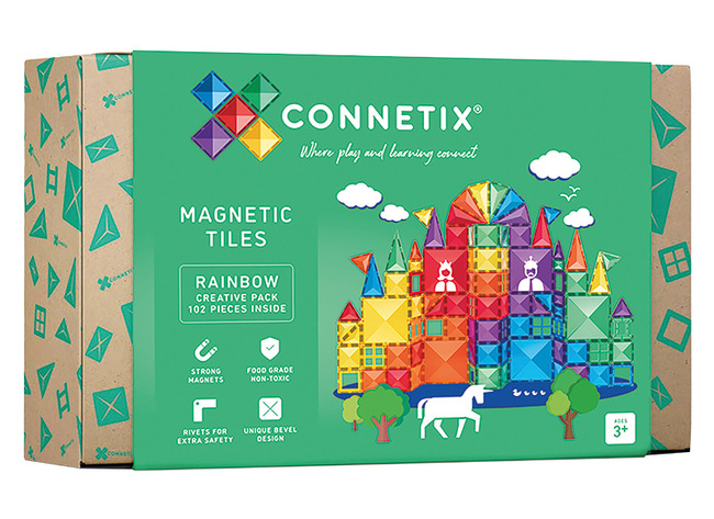 Bouwset - Connetix - Creative Pack - Magnetisch - Bouwblokken - Constructie - Set Van 100 Assorti