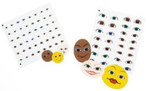 Stickers - Roylco - ogen - 2 cm - set van 150