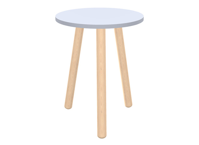 Tafel - Bijzettafel - Ultra - 57 X 45 Cm - Aluminium Satinato - Per Stuk
