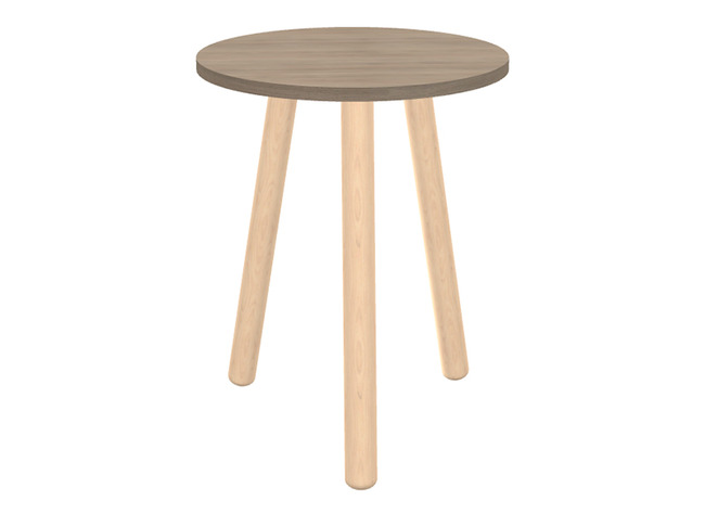 Tafel - Bijzettafel - Ultra - 57 X 45 Cm - Gray Oak - Per Stuk