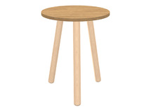 Tafel - bijzettafel - Ultra - 57 x 45 cm - honey oak - per stuk