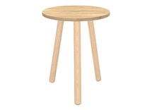 Tafel - bijzettafel - Ultra - 57 x 45 cm - natural oak - per stuk