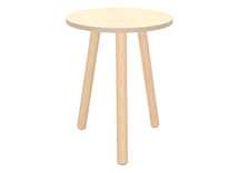 Tafel - bijzettafel - Ultra - 57 x 45 cm - polar birch - per stuk