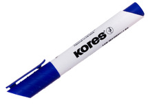 Stiften - whiteboardstiften - kores - blauw - set van 12