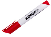 Stiften - whiteboardstiften - kores - rood - set van 12