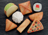 Speelgoed - Yellow Door Sensory Play Stones Foods of the World - wereldkeuken - set van 8