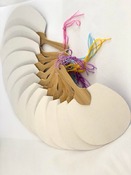 Papier - decoratie - waaiers - 12 stuks