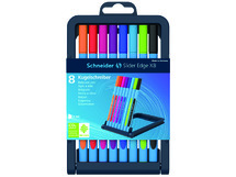 Pen - balpen - Schneider Slider Edge XB - basis - set van 8