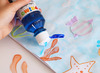 Lijm - knutsellijm - Primo - slijm - 6 transparant kleuren - set van 6 x 240ml