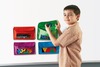 Zakken - Learning Resources Magnetic Storage Pockets - magnetisch - gekleurd - opruimzakjes voor bord - set van 4 assorti