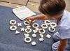 Open-ended-play - tickit - inside outside houten vormen - set van 14