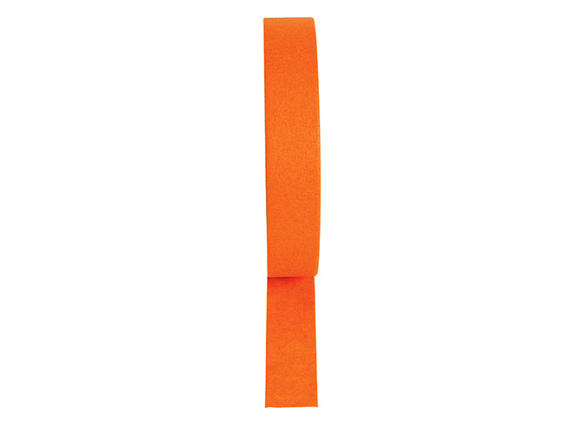 Kleefband - Papiertape - 55m X 25mm - Gekleurd - Oranje - Per Stuk