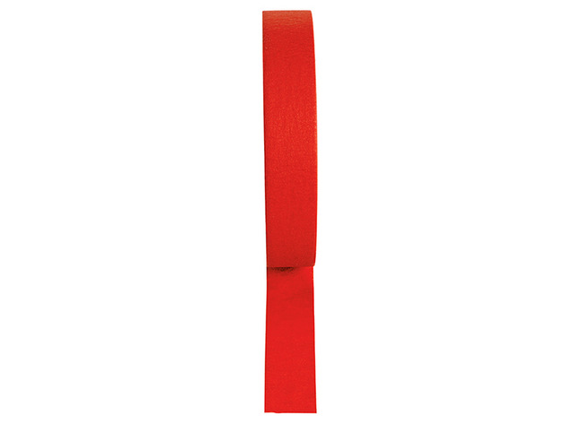 Kleefband - Papiertape - 55m X 25mm - Gekleurd - Rood - Per Stuk
