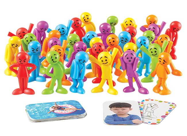 Sociaal-emotioneel - Learning Resources All About Me Feelings Activity Set - Emotiepoppetjes - Alles Over Mij - Regenboog - Per Spel