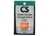 Stickers - washi stickers - bloemblaadjes - oranje - per stuk