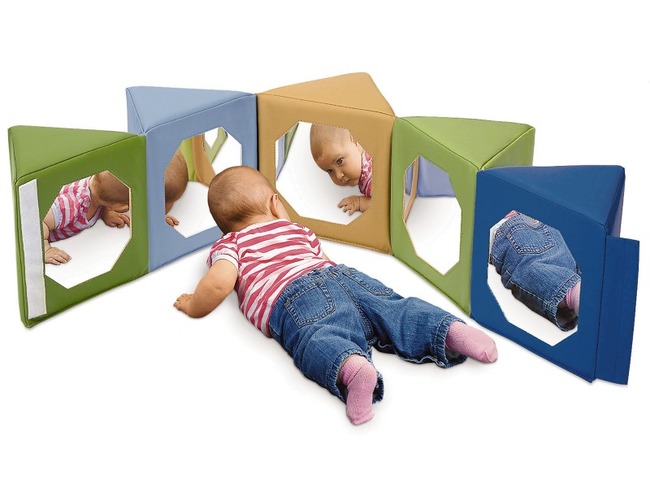 Sensorische Ontdekhoek - Lakeshore Learning Calming Colors Look-at-me Mirror Center - Spiegelcentrum - Per Stuk