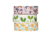 Kleefband - washi tape - lente - set van 3