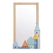 Spiegel -hout - kasteel - per stuk