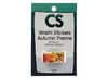 Stickers - washi stickers - herfst - per stuk